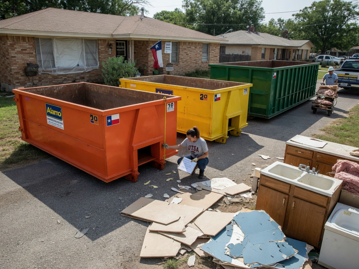 How To Choose The Right Dumpster Size For A San Antonio Remodel